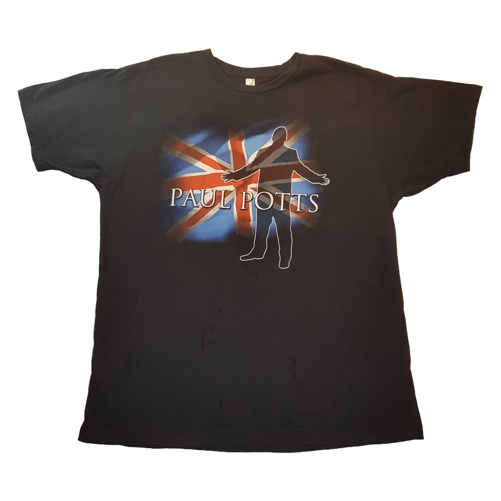 Vintage Concert Tee Shirt Paul Potts 2008 Tour Paul Potts Canada AB BC ON QC